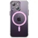 Чохол Epik TPU+PC Colorful with MagSafe для Apple iPhone 14, 6.1 Pink