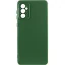 Чехол TPU GETMAN Liquid Silk Full Camera для Samsung Galaxy A56 5G Зеленый / Dark green