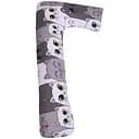 Подушка для вагітних та відпочинку MirSon Г-подібна №5011 Color Line Кіт Батон 140х40х20 см сіра (2200010969627)