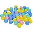 Набор шаров для сухого бассейна MR 1410 в сетке 50 шт. разноцветные