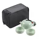 Компактный дорожный чайный набор UFT TSET6 Green чайник и 2 пиалы