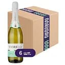 Упаковка ігристого безалкогольного вина Fragolino Fiorelli Bianco 4.5 л (0.75 л x 6 шт.)