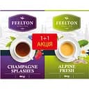 Набір чаю Feelton Allpine Fresh 80 г + Champagne Splashes 80 г