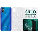 Защитная пленка SKLO Back тыл Transp. для ZTE Blade A3 2019 Прозрачный / Croco