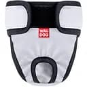 Труси гігієнічні для котів та собак Waudog Vet на липучках сірий S А 34-42 см В 11 см