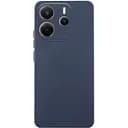 Чохол TPU Getman Liquid Silk Full Camera для Xiaomi Redmi Note 14 4G (Int. version) Синій / Midnight blue