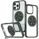 Чехол Epik TPU+PC Metal Ring with MagSafe для Apple iPhone 16 Pro 6.3 Зеленый