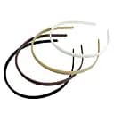 Обідок для волосся 0203-785 матовий, вузький 12 штук