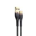 Кабель USAMS Type-C Aluminum Alloy Charging & Data Cable US-SJ488 U64, 1.2 м 3A чорний