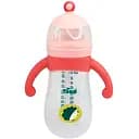 Бутылочка пластиковая Mega Zayka с силиконовыми ручками 260 мл MGZ-0200 (Pink)