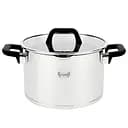 Кастрюля Krauff Herzog со стеклянной крышкой 24 см 6.3 л (26-247-014)