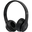 Наушники беспроводные P47 с поддержкой карты памяти + встроенным FM-радио Black (16092)