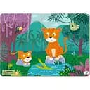 Пазл-вкладиш DoDo Леопарди, з рамкою, 21 елемент (R300185)