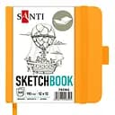 Скетчбук Santi для графіки 12x12 см 100 аркушів жовтий (743362)