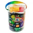 Креативное творчество "Тесто для лепки FLUORIC" TMD-FL-8-01U 8 цветов