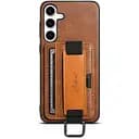 Чохол Epik шкіряний Wallet case and straps для Samsung Galaxy S24+ Коричневий/Brown