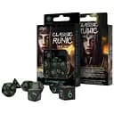 Набор кубиков Classic Runic Black & green Dice Set , 7 шт. (SCLR02)