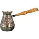  Турка мідна Квіти 500 мл чорний нікель (50083)