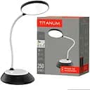 LED лампа Titanum TLTF-022B 7W 3000-6500K USB настольная с аккумулятором черная (TLTF-022B)