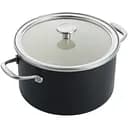 Кастрюля KitchenAid Steel Core с крышкой 24 см 6 л матовая черная (CC006001-001)