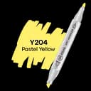 Маркер двосторонній Пастельний жовтий, Y204, 99IDEAS