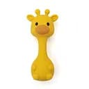 Силіконовий гризунець-брязкальце Cheeks «Жираф» 2 в 1 жовтий — перший м’який друг вашого малюка