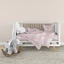 Комплект постельного белья детский Home Line Слоны бязь розовый (181495)