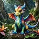 Деревянный пазл Дракон в небе, А5, Картонная коробка 35 элементов.