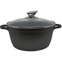 Кастрюля Krauzer Eco-Basis line со стеклянной крышкой 16 см 1.7 л (77001)