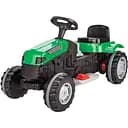 Електротрактор Pilsan Зелений Титан 05-116 - З регульованим сидінням та гумовими колесами
