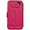 Чохол-книжка універсальний 4 дюйми із силіконом рожевий