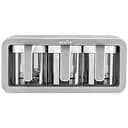 Полка с емкостями для хранения специй МВМ My Home, белая с серым (KP-12 WHITE/GRAY)