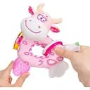 Детская погремушка Bambi Коровка с прорезывателем H168251-3 пищалка