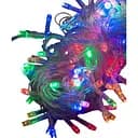 Світлодіодна гірлянда No Brand 260 LED класична 5 мм 15 м з прозорим дротом та різнокольоровим світлом (1130-01)