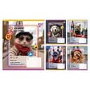 Тетради ученические 18 листов линия Yes Cute animals, 25 шт. в упаковке