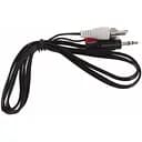 Кабель аудіо T-com Mini-Jack 3.5 мм - 2 тюльпани Rca 3 м