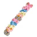 Дитяча резинка для волосся з квіточками 0108-332, 10 пар