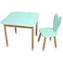 Дитячий столик Bambi 04-025B-BOX для творчості зі стільчиком 60х60 см