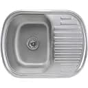 Кухонная мойка Рlatinum 6349 из нержавеющей стали 0.8 мм овальная 63x49 см сатин (SP000019725)