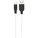 Кабель Hoco X21 Plus Silicone charging cable for Micro 1 м Черный Белый