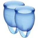 Набор менструальных чаш Satisfyer Feel Confident Темно-синий