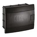 Електричний щиток внутрішній Horoz Electric 8 з пружинною системою блокування чорний