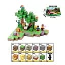Конструктор магнитный Minecraft, LZCK030, 134 детали, фигурки героев, 28x18x5 см