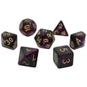 Набір кубиків Galaxy 7 Dice Set - Dark purple , 7 шт. (g7dgala04)