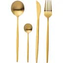 Набір столових приборів J-line золотий 24 шт. (48997)