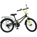 Велосипед Profi MB 20015-1 колеса 20" сталь подножка мягкие рулевые накладки черно-зеленый