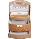 Кейс-шкатулка для украшений Yiwu с замком 15.5х11.5х11.5 см коричневый HP-5-23BR