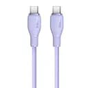 Кабель PD Baseus Pudding Series Charging Cable Type-C to Type-C 100W 2 м фіолетовий P10355702511-01