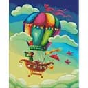 Алмазна мозаїка Ideyka Мандрівники Elena Schweitzer на підрамнику 40х50 см (AMO7315)