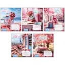 Тетради ученические 36 листов клетка 1B Girls dream, 15 шт. в упаковке